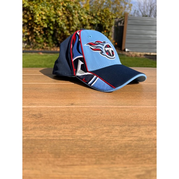 Tennessee Titans NFL Reebok Cap Hat OSFA Blue White Red "T" Logo - Picture 2 of 9